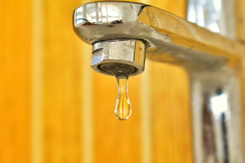 Water droplet representing a hidden plumbing leak